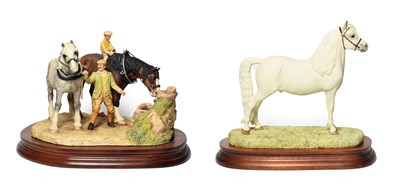 Lot 194 - Border Fine Arts 'Welsh Mountain Pony' (Style Three), model No. B034A by Anne Wall, limited edition
