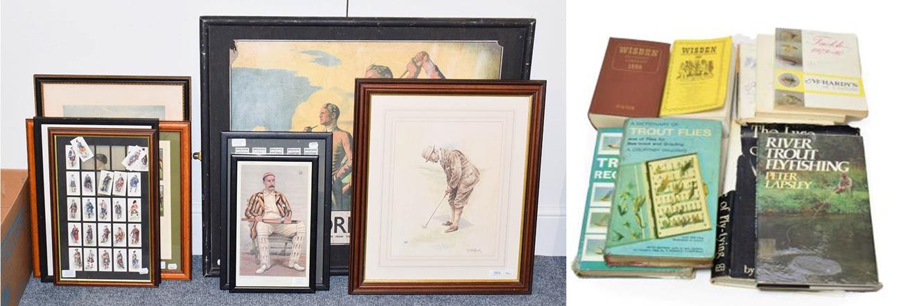 Lot 3004 - Various Sporting Prints including Walter Travis 'The Deadly Putter'; To the Society of Goffers...