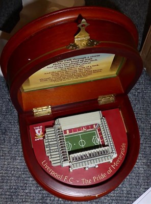 Lot 3006 - Liverpool Football Club Related Items including Bill Shankley clock, You'll Never Walk Alone...