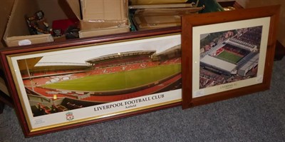 Lot 3006 - Liverpool Football Club Related Items including Bill Shankley clock, You'll Never Walk Alone...