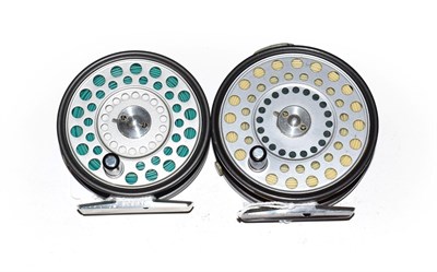 Lot 3060 - A Hardy LRH Lightweight Trout Fly Reel together with a Hardy Princess trout/sea trout fly reel (2)