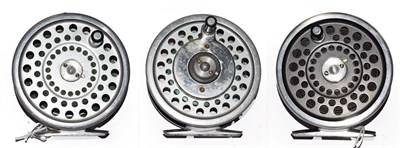 Lot 3063 - A Hardy Marquis #7 Multiplier Trout Fly Reel, a Hardy Marquis #8/9  trout fly reel and a Marquis #6