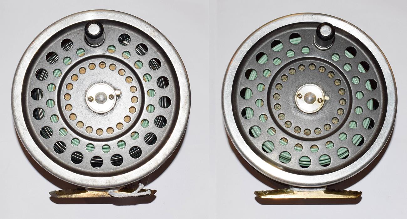 Lot 3064 - A Hardy Marquis Salmon No2 Salmon Fly Reel along with a further Hardy Marquis salmon No2 salmon fly