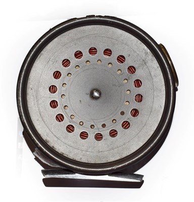 Lot 3071 - A Hardy Prefect 3 5/8'' RHW Trout Fly Reel with ceramic line guard.