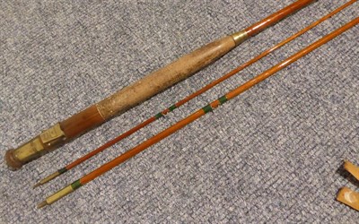 Lot 3085 - A Selection Of Four Various Fly And Coarse Rods comprising of a Hardy 3 section greenheart...