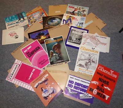Lot 3102 - Disney Related A Collection Of Assorted Film Promotional Booklets And Similar Paperwork