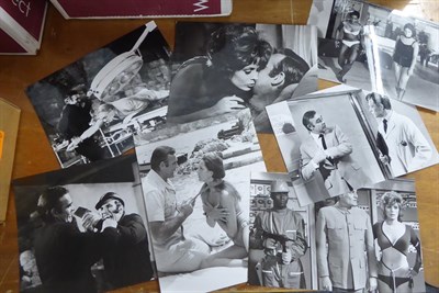 Lot 3110 - James Bond 007 Diamonds Are Forever Five Colour Lobby Cards together with twelve French lobby cards