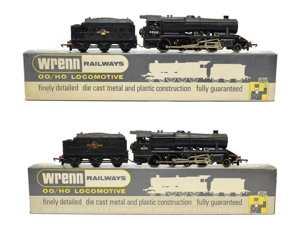 Lot 3213 - Wrenn Two Class 8F Locomotives W2224A BR 48290 (E-G box G, stamped Ref. No. 06427) and W2225...