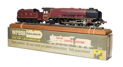 Lot 3229 - Wrenn W2401 Princess Alice LMS 6223 with certificate 109/350, leaflet, display rail, plinth and...