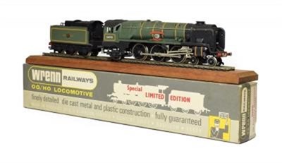 Lot 3230 - Wrenn W2402 Sir Eustace Missenden BR 34090 with certificate 163/250, leaflet, display rail and...