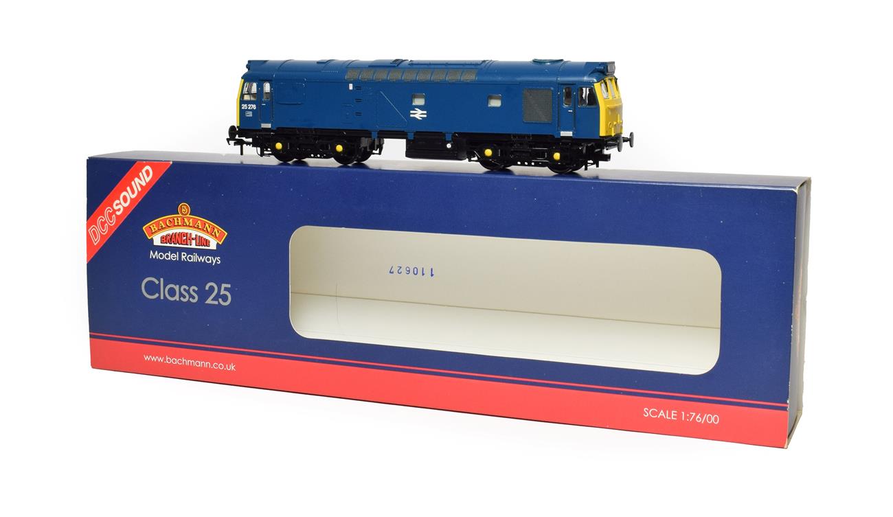 Lot 3241 - Bachmann 32404DS Class 25/3 Diesel Locomotive 25276 blue DCC Sound (E box E-G)