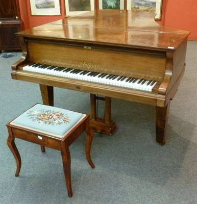 Lot 1377 - A Julius Bluthner 5'10" Rosewood Cased Grand Piano, Model No.20223, circa 1880, raised on later...