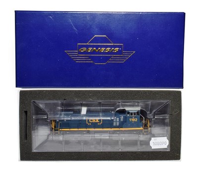 Lot 3274 - Genesis (Athearn) HO Gauge ATHG66239 CSX MP15AC 1192 Locomotive with sound (E box E-G)