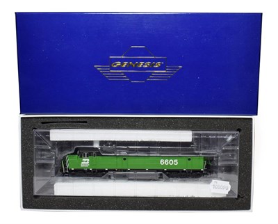 Lot 3276 - Genesis (Athearn) HO Gauge ATHG67684 Burlington Northern F45 6605 Locomotive with sound (E box E-G)