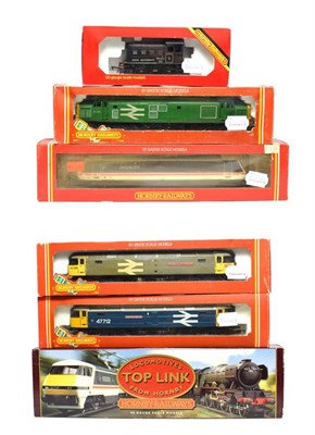 Lot 3302 - Hornby Railways OO Gauge Diesel/Electric Locomotives  R358 Mainline Class 58, R319 Class 47 (partly