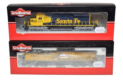 Lot 3312 - Inter Mountain Railway Co. HO Gauge Locomotives 49701S-04 ES44AC Union Pacific 5516 and...
