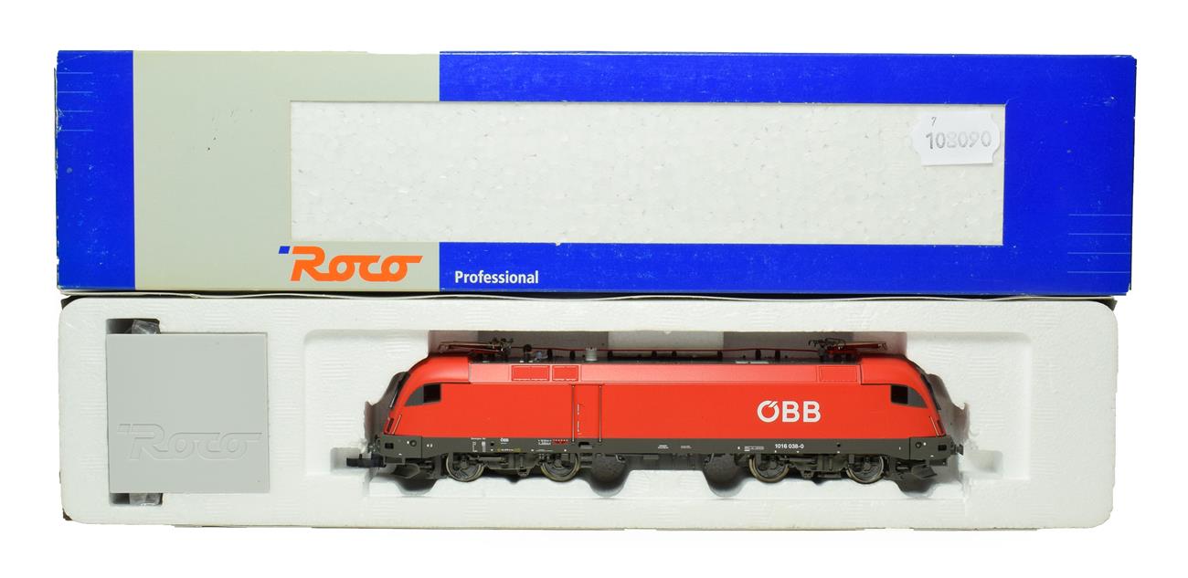 Lot 3347 - Roco HO Gauge 2 Rail 63676 OBB 1016 B-B