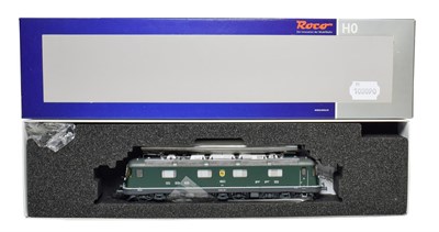 Lot 3351 - Roco HO Gauge 2 Rail 72550 SBB FFS 11663 B-B-B Locomotive green (E box E-G)