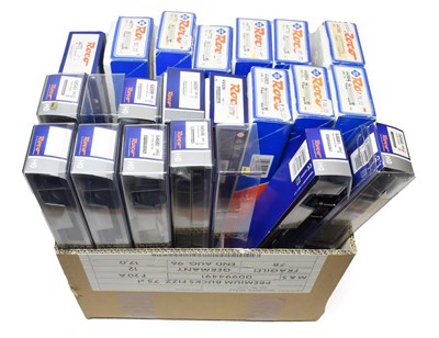 Lot 3390 - Roco HO Gauge SBB Coaches card boxes: 44769, 4x44470, 2x44471, 44964, 2x44965, 45326 and 64397;...