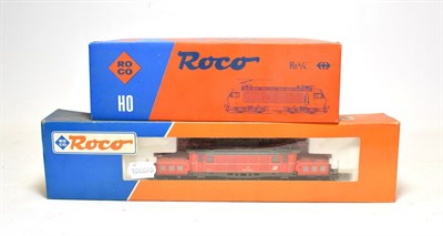Lot 3391 - Roco HO Gauge Two Locomotives 43493 SBB Re4/4 10102 (G-E box G) and 43485 OBB 1020 006-1...