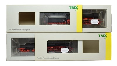 Lot 3395 - Trix HO Gauge 2 Rail Locomotives 22382 4-6-0 DB 38 3812 and 22834 2-6-2 DB 23 008, both DCC (both E