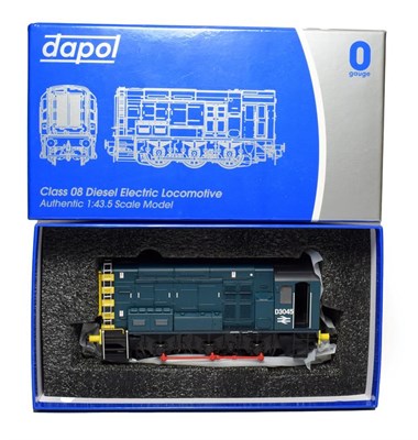 Lot 3420 - Dapol O Gauge Class 08 Diesel Electric Locomotive BR blue livery D3045 (E box E-G)