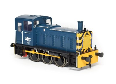 Lot 3423 - Heljan O Gauge 2072 Class 03 Diesel Electric Shunting Locomotive BR blue livery with Flowerpot...