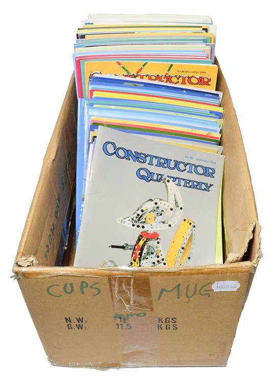 Lot 3464 - Meccano Construction Quarterly a collection of 72 issues (number between 1 and 89)