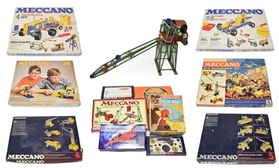 Lot 3479 - Meccano Various Sets Motorised Construction Sets 4 and 5, Meccano Nos. 4 and 5, Site...