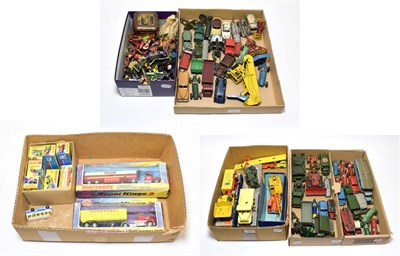 Lot 3549 - Various Dinky Toys 923 Big Bedford Heinz, 562 dump truck, 965 Euclid dumper, 661 Recovery...