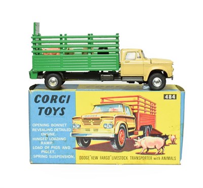 Lot 3570 - Corgi 484 Dodge Kew Fargo Livestock Transporter With Animals (E box E-G)