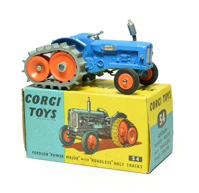 Lot 3573 - Corgi 54 Fordson Power Major With Roadless Half Tracks (E box E-G)