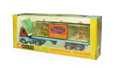 Lot 3578 - Corgi Chipperfields Circus 1139 Menagerie Scammell Handyman Tractor Unit (E box G)