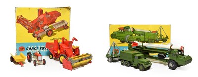 Lot 3590 - Corgi Gift Set No.9 Corporal Missile Erector Vehicle, Launcher And Tow Truck (generally E-G,...