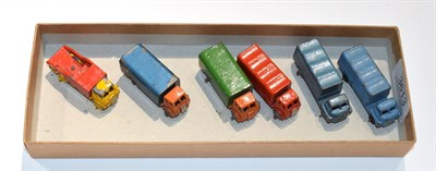 Lot 3613 - Benbros Commercial Vehicles 3x31 Covered truck: mid blue, metallic blue and red; 2x23 Delivery...