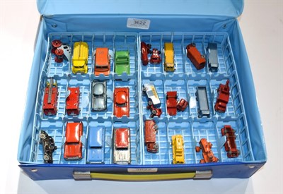 Lot 3622 - Benbros Various Unboxed Vehicles 3xStation wagons, Police car, 2xHudson tourer, 2xFire engine...