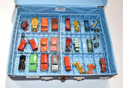 Lot 3623 - Benbros Various Unboxed Vehicles 3xStation wagons, Police car, 2xHudson tourer, 2xFire engine...