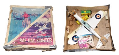 Lot 3665 - Wen Mac RAF Day Fighter with glow engine, P39 Airacobra in white with RAF roundals (G box F)