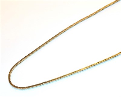 Lot 25 - A 9 carat gold fancy link chain, length 65cm