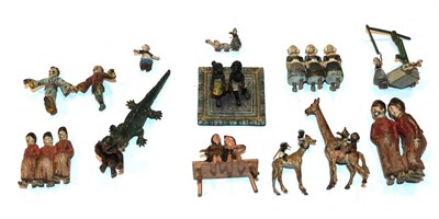 Lot 115 - A group of Austrian cold painted figures (12)