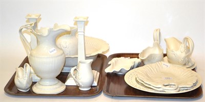 Lot 153 - Assorted Leeds Pottery cream wares, 20th/21st century (two trays)
