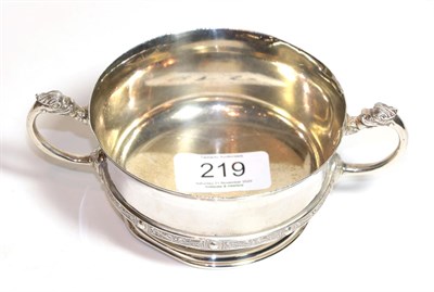 Lot 219 - An Elizabeth II silver bowl, by J. B. Chatterley and Sons Ltd., Birmingham, 1963, circular and...