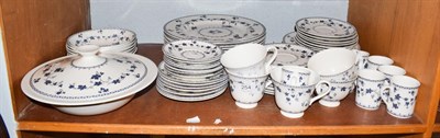 Lot 254 - Assorted Royal Doulton Yorktown pattern table wares (one shelf)