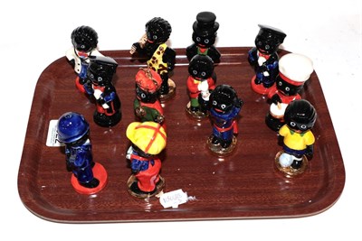 Lot 322 - Twelve Carlton Ware 'Golly' figures