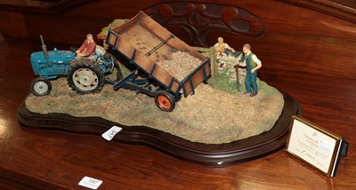 Lot 347 - Country Artists 'Harvesting the Beet', model No. 01673 by Keith Sherwin, limited edition 82/350, on