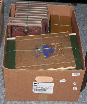 Lot 367 - Assorted books including a set of Imperial dictionary of universal biography, etc (one box)