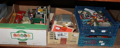 Lot 410 - Various Toys including Corgi Musical Ice Cream van, Joustra Porsche 356, assorted other Dinky,...