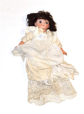 Lot 1012 - German Einco Heubach googley eyed bisque shoulder head doll, impressed '8764'  '5', with side...