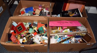 Lot 1044 - A large quantity of assorted scent samples, toiletries, including Chrisian Dior Dune and Poison...