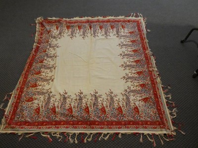 Lot 1045 - Assorted white linen, damask cloth, embroidered linen, crochet trimmed linen and crochet work,...